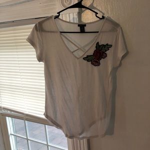 Forever 21 embroidered T-shirt